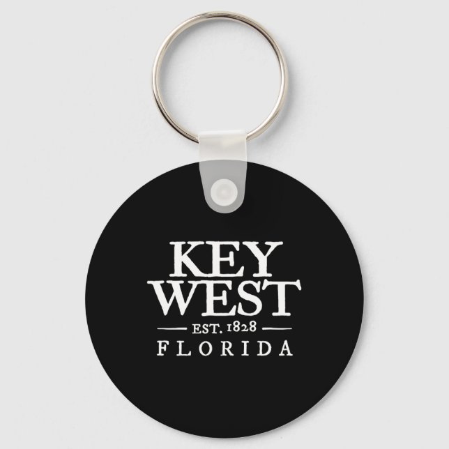Porte-clés Key West Floride Jetable Lettre Garçons Filles Hom (Recto)