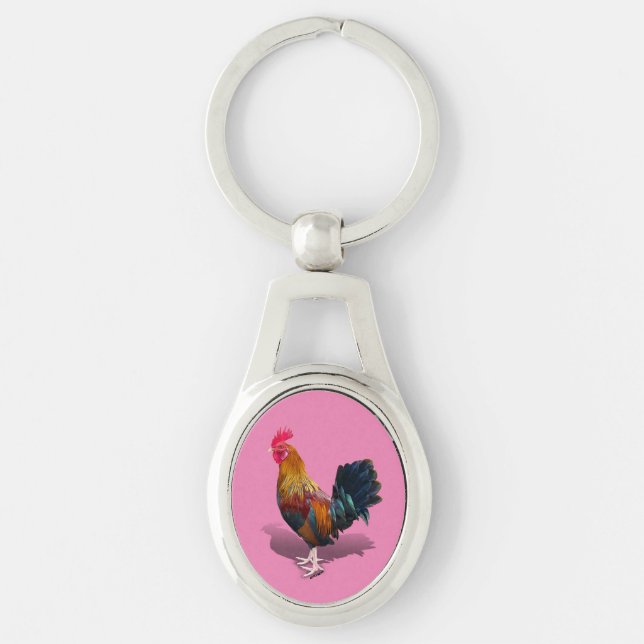 Porte-clés Key West - Rooster tzigane (Devant)