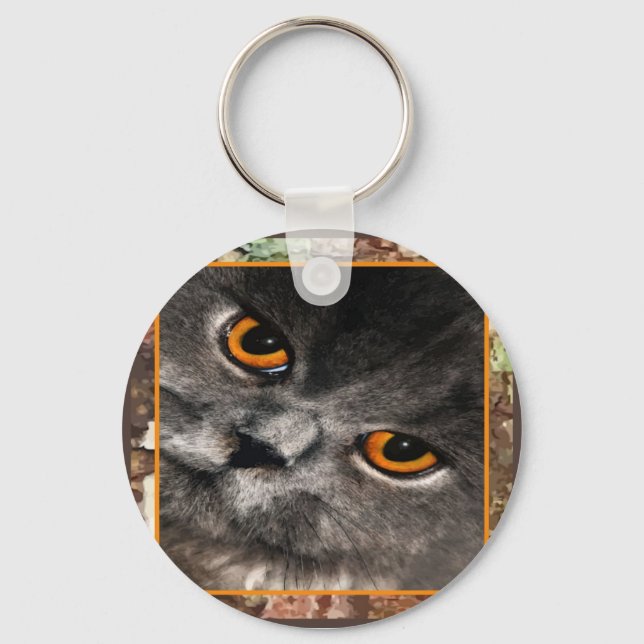 Porte-clés Keycahin des yeux de chat (Recto)