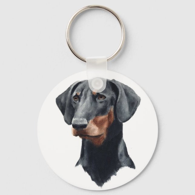 Porte-clés Keychain Doberman (Recto)