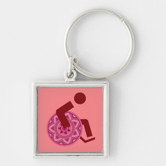 PORTE-CLÉS KEYCHAIN FOR DISABLE COMMUNITY (Devant)