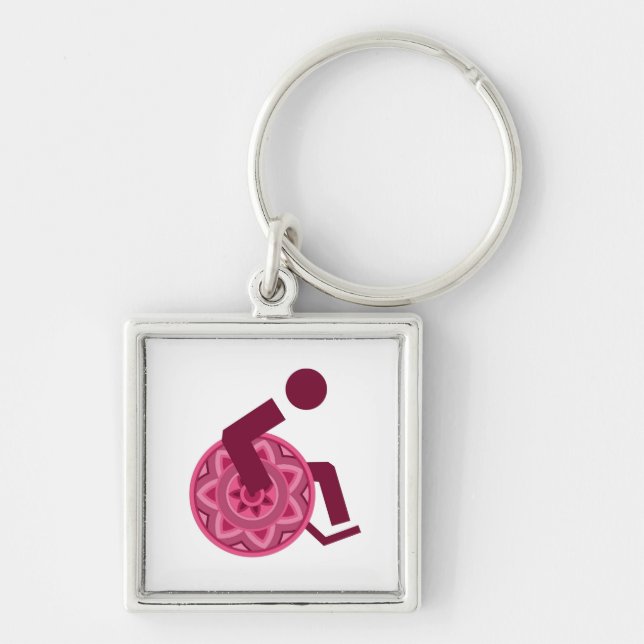PORTE-CLÉS KEYCHAIN FOR DISABLE COMMUNITY (Devant)