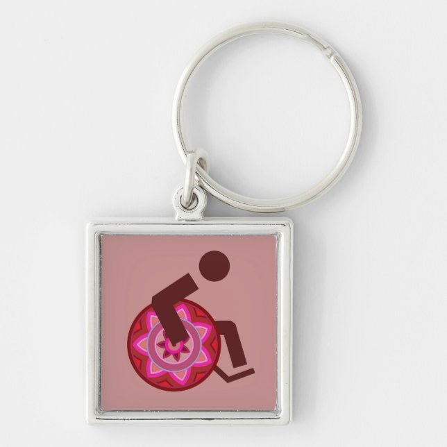PORTE-CLÉS KEYCHAIN FOR DISABLE COMMUNITY (Devant)