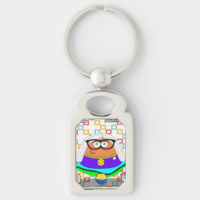 Porte-clés Keychain Pou Fiofofo (Devant)
