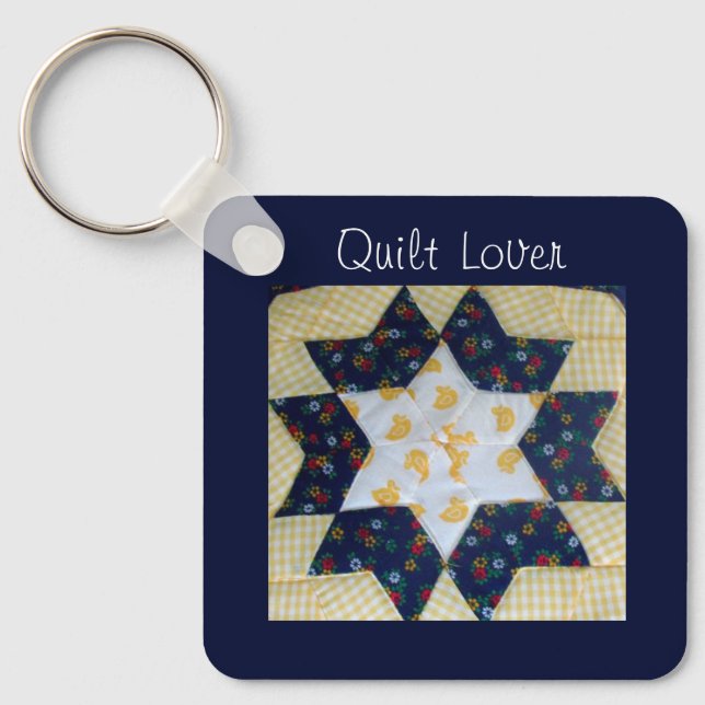 Porte-clés Keychain - Quilt Lover (Recto)