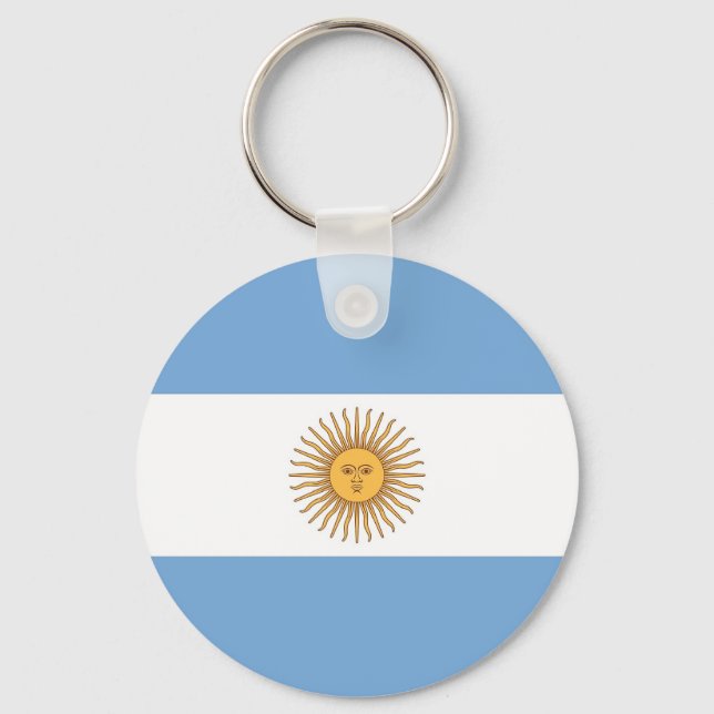 Porte-clés Keychain with Flag of Argentina (Recto)