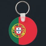 Porte-clés Keychain with Flag of Portugal<br><div class="desc">Keychain with Flag of Portugal.</div>
