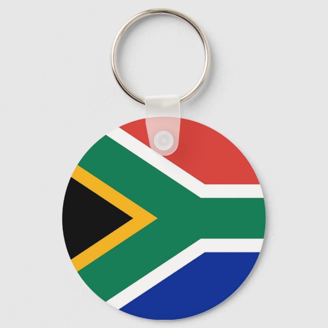Porte-clés Keychain with Flag of South Africa (Recto)