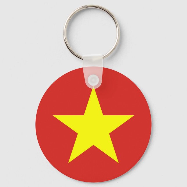 Porte-clés Keychain with Flag of Vietnam (Recto)