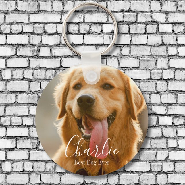 Porte-clés keychains double sided photo pet (Créateur téléchargé)