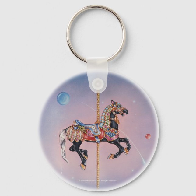 Porte-clés Keychains - Petaluma Carousel Horse 1 (Recto)