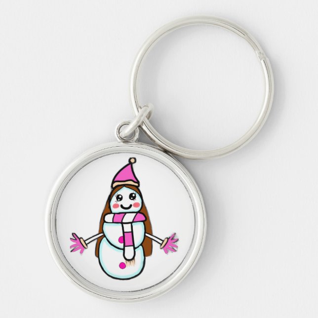 Porte-clés KeychainSnow Woman Magic - Original Character by A (Devant)