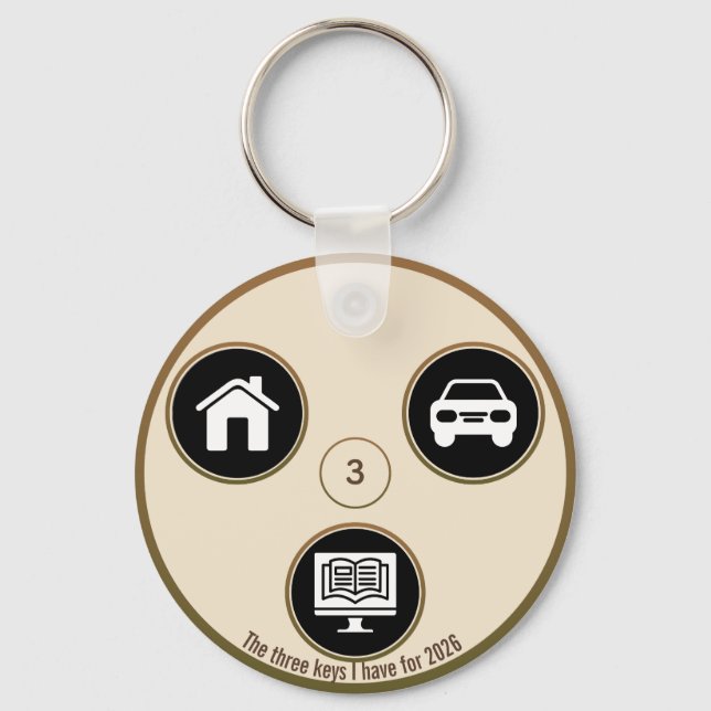 Porte-clés Keys to Dreams – A Personal Meaning Keychain (Recto)