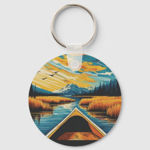 Porte-clés Keys to Lake Cabine boathouse