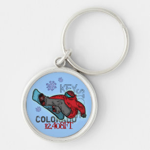 Porte-clés Keystone Colorado porte - clé d'élévation de snowb