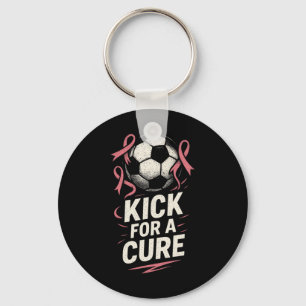 Porte-clés Kick For A Cure - Soutien au football pour le canc
