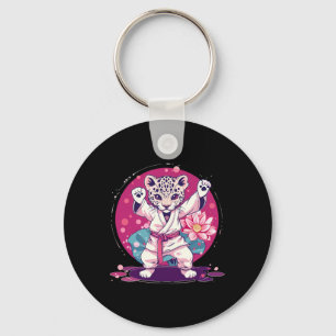 Porte-clés Kickboxing Léopard Taekwondo Karaté Mma Arts Marti