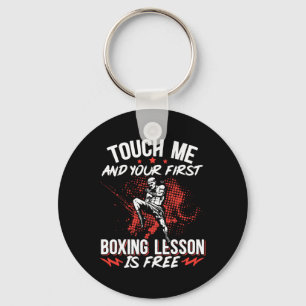 Porte-clés Kickboxing Vintage Touch Me Et Votre Première Boxe