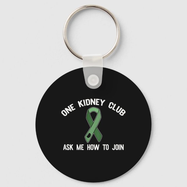 Porte-clés Kidney Club Demandez-Moi Comment Rejoindre Un Mème (Recto)