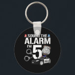 Porte-clés Kids 5 Year Old Police Birthday Officier Cop Car 5<br><div class="desc">Enfants 5 ans Police Anniversaire Officier Cop Car 5e Cadeau Pour Garçon</div>