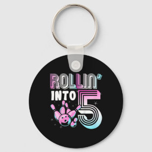 Porte-clés Kids Bowler Rollin’ Into 5 Bowling 5Anniversaire K
