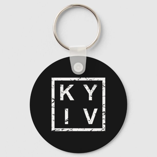 Porte-clés Kiev stylé Kyiv  (Recto)