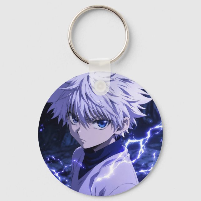 Porte-clés Killua Zoldyck Hunter x Hunter - Électricité de l' (Verso)