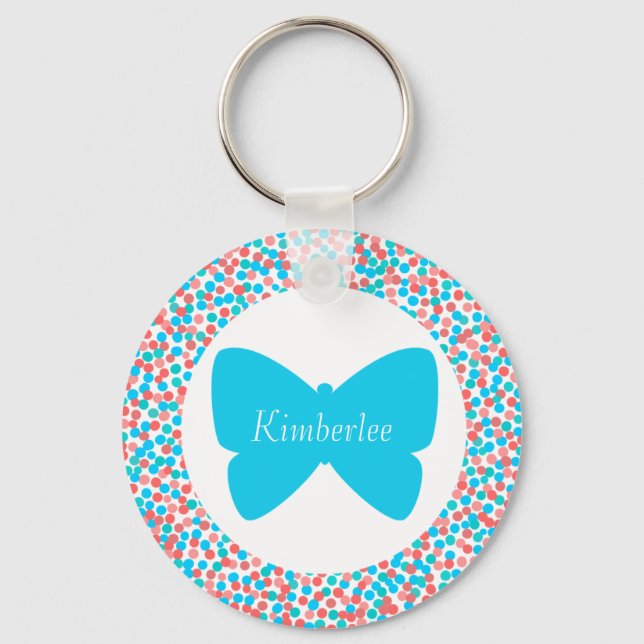 Porte-clés Kimberlee Butterfly Dots Porte - clé - 369 (Recto)