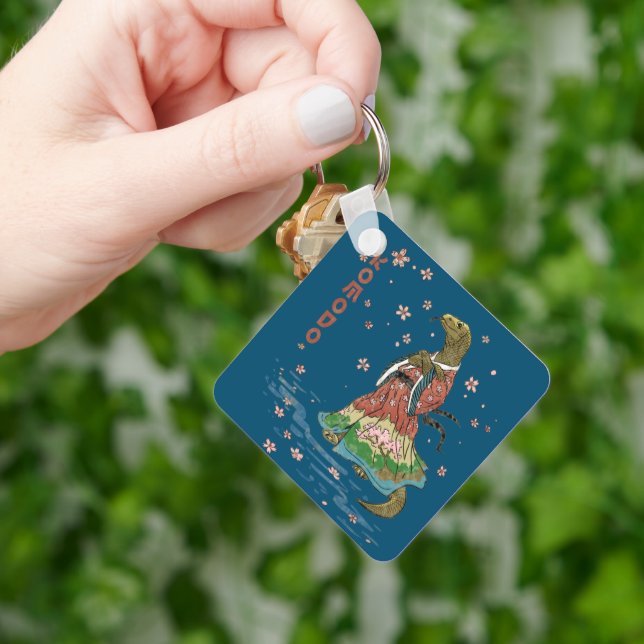 Porte-clés Kimono Dragon (main)