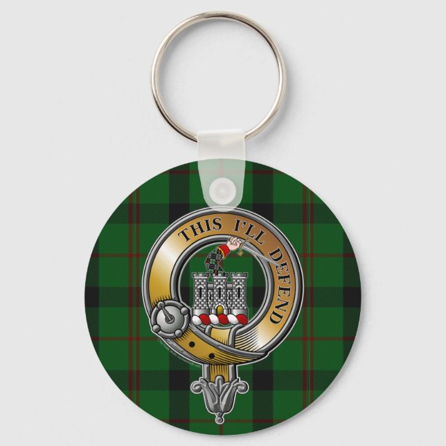 Porte-clés Kincaid Tartan & Badge (Recto)