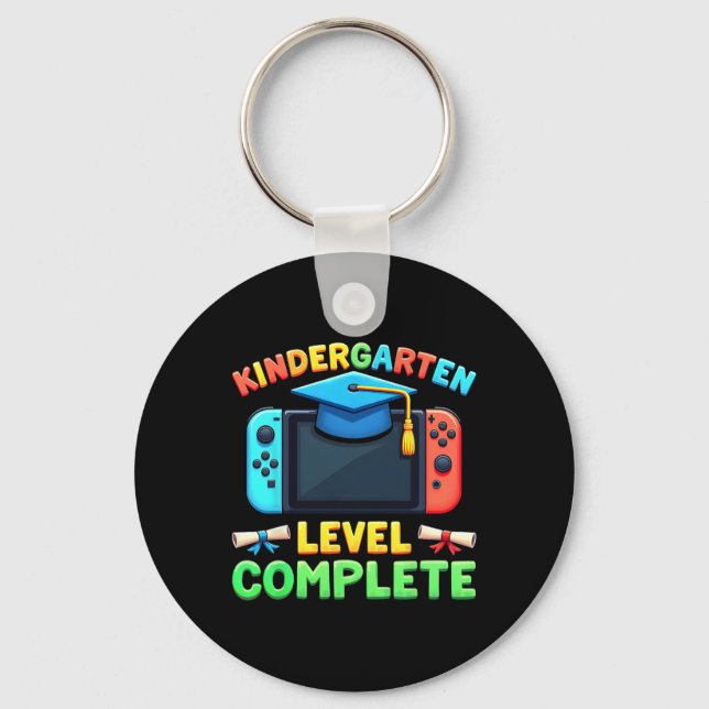 Porte-clés Kindergarten Level Complete Graduation Cl 2025 Boy (Recto)