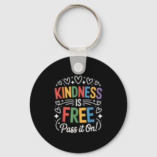 Porte-clés Kindness Est Gratuit P It Sur Citation Positive