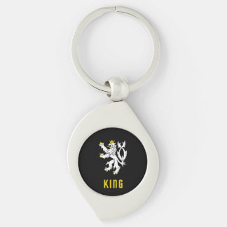 Porte-clés King Lion Crest Keychain