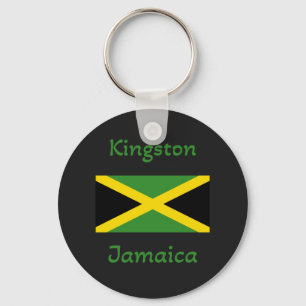 Porte-clés Kingston Jamaïque - Porte - clé du drapeau jamaïca