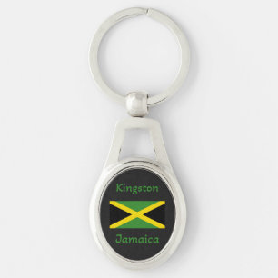 Porte-clés Kingston Jamaïque - Porte - clé du drapeau jamaïca