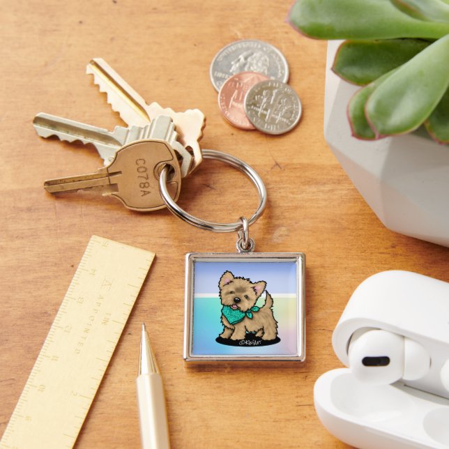 Porte-clés KiniArt Cutieface Porte - clé Cairn (Bureau)