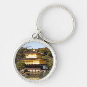Porte-clés Kinkaku-ji 金 閣 Temple 寺 du Pavillon d'Or