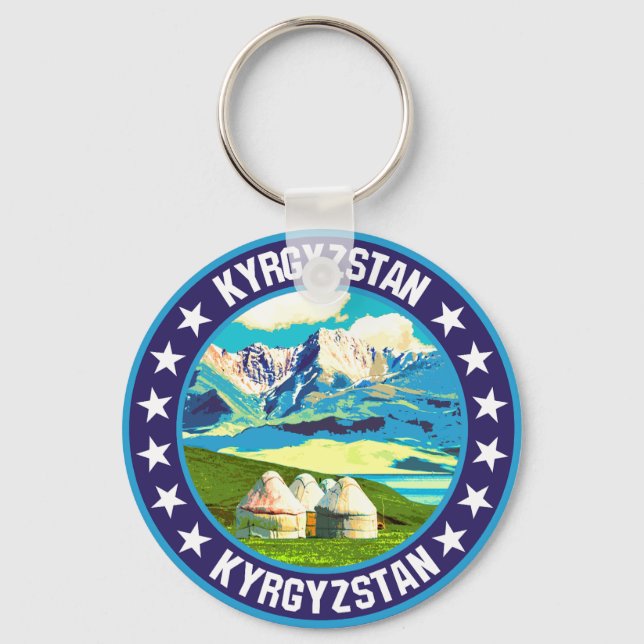 Porte-clés Kirghizistan (Recto)