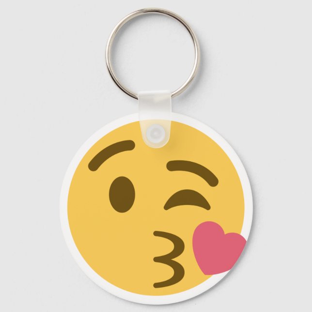 Porte-clés Kiss Emoji (Recto)