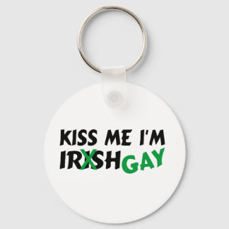 Porte-clés Kiss Me Im Irish Gay