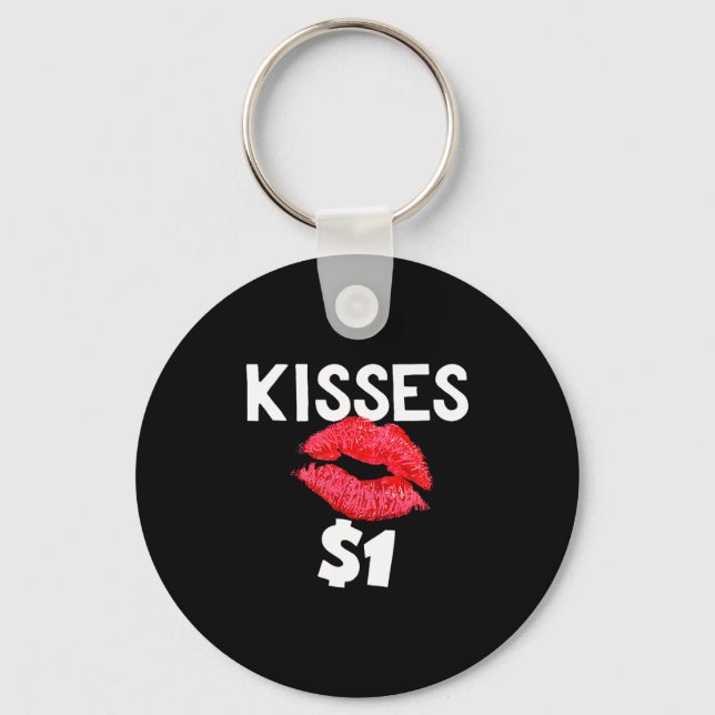 Porte-clés Kisses For Only One Dollar Valentine's Day Edition (Recto)