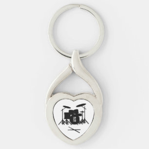 Porte-clés Kit de batterie Monogramme
