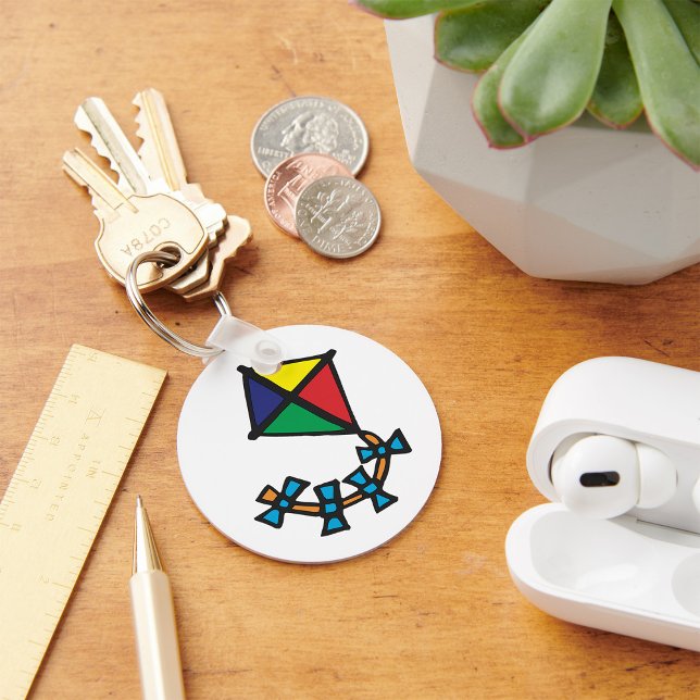 Porte-clés Kite coloré (Créateur téléchargé)