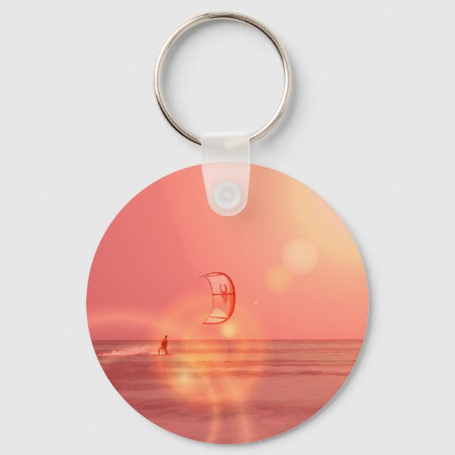 Porte-clés Kiteboard Sunset Porte - clé (Recto)