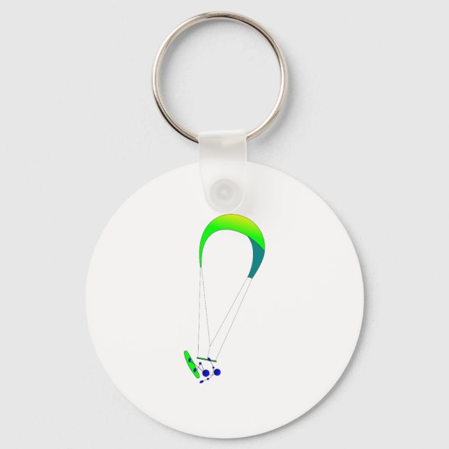 Porte-clés Kiteboarding - Kitesurfing (Recto)