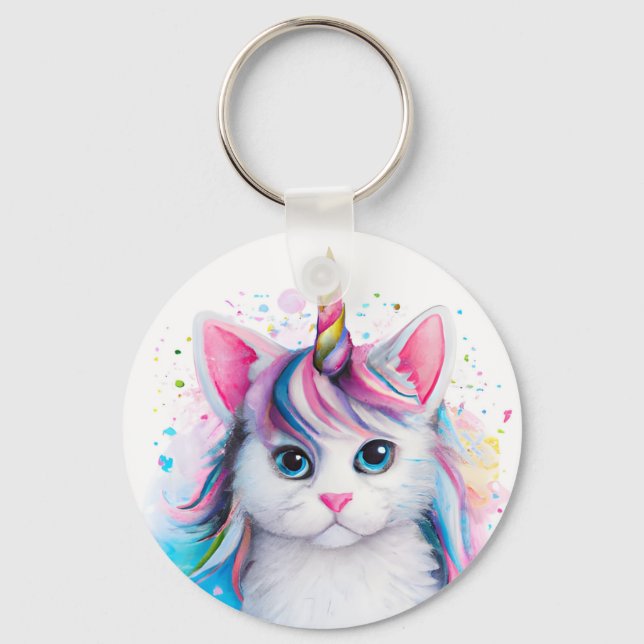 Porte-clés Kitten Unicorn (Recto)