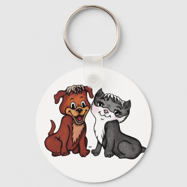 Porte-clés Kitty et Puppy (Recto)