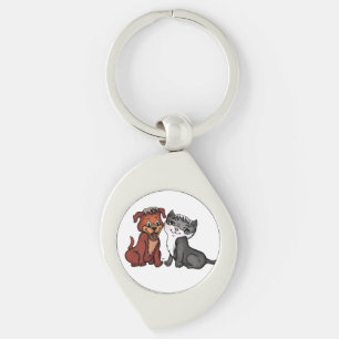 Porte-clés Kitty et Puppy
