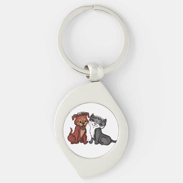 Porte-clés Kitty et Puppy (Devant)