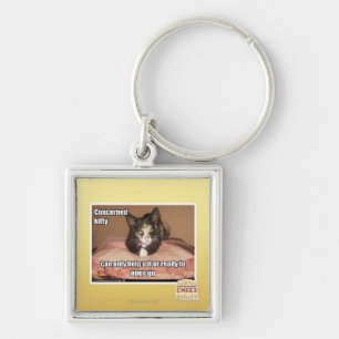 Porte-clés Kitty intéressé